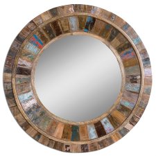 Зеркало круглое в раме из манго UTTERMOST 04017