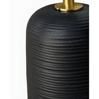 Настольная лампа черная Gretta от Louvre home - 