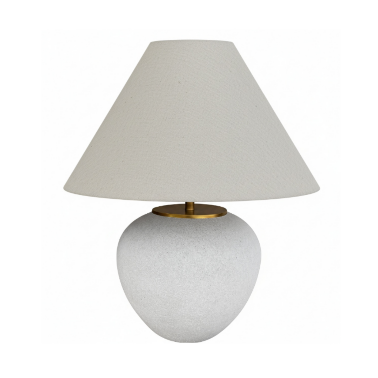 Настольная лампа белая Noel от Louvre home  - 