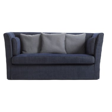 Синий диван двухместный Furninova Edith L183 - 