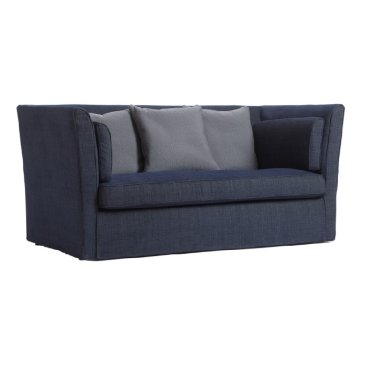 Синий диван двухместный Furninova Edith L183 - 