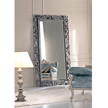 Серебряное зеркало в полный рост Kingston от Louvre home - 