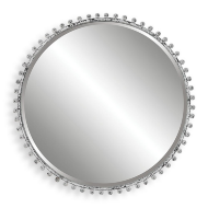 Зеркало круглое в белой состаренной раме UTTERMOST 09770