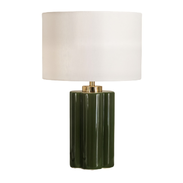 Настольная зеленая лампа Tuomi от Louvre home -