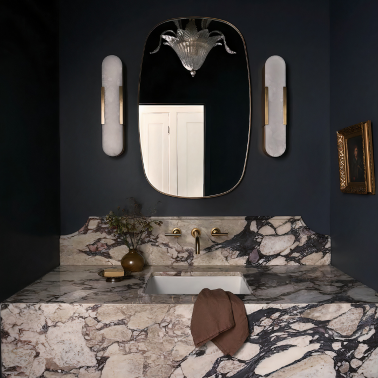 Зеркало золотое Veil от Louvre home - 