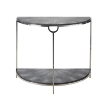 Серая полукруглая консоль Maggie от Louvre home