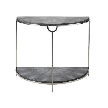 Серая полукруглая консоль Maggie от Louvre home -