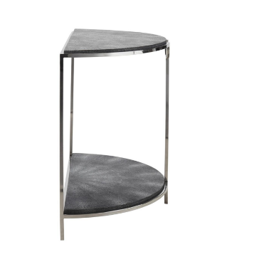 Серая полукруглая консоль Maggie от Louvre home -