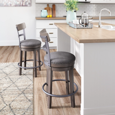 Поворотный барный стул ASHLEY D388-224 - 