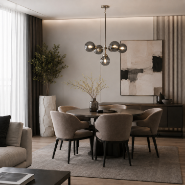 Люстра с тонированными плафонами Elstead Lighting KULA5 - 