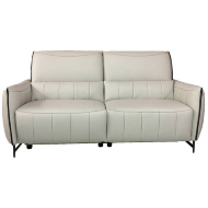 Диван кожаный Aris Cubo Rosso нат. кожа Grigio Chiaro 021