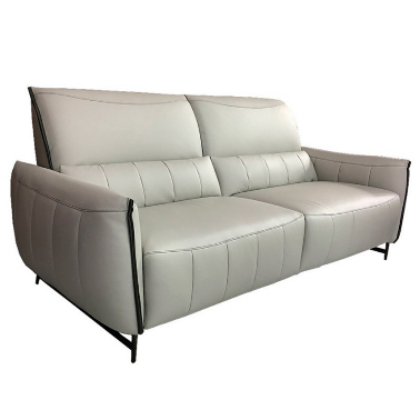 Диван кожаный Aris Cubo Rosso нат. кожа Grigio Chiaro 021 - 