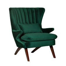 Кресло велюровое зеленое Garda Decor