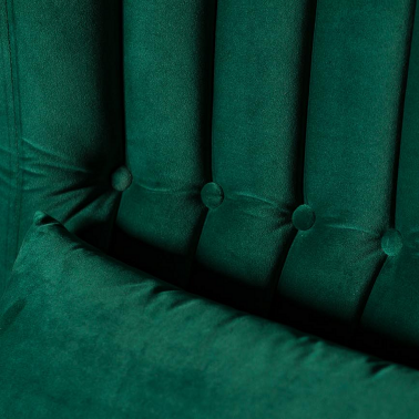 Кресло велюровое зеленое Garda Decor - 