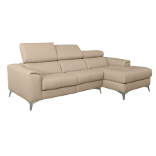 Диван с правым углом и реклайнером Orlando Cubo Rosso ткань Pacifico 358