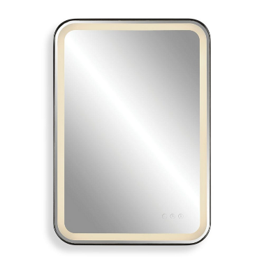 Зеркало для макияжа c подсветкой в черной раме UTTERMOST 09861 -