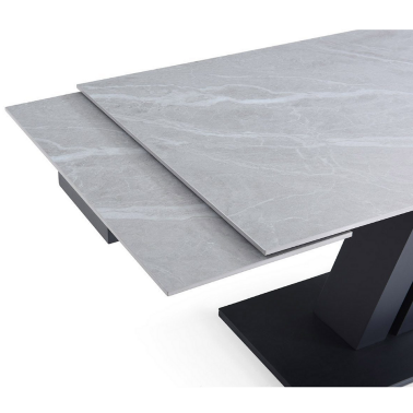 Стол обеденный керамика раскладной ESF DT9115CL BLACK - 