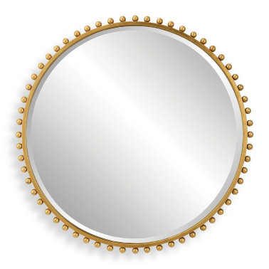 Зеркало круглое в золотой раме UTTERMOST 09777 - 