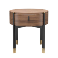 Тумба прикроватная круглая MOD INTERIORS Benissa MDI.BST.BS.75