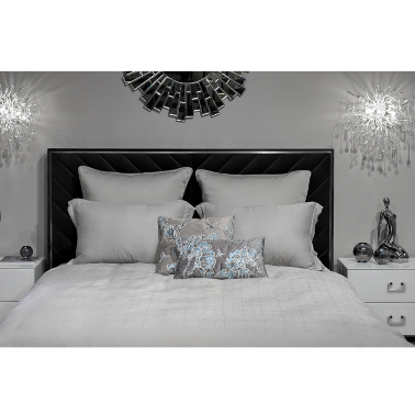 Комплект постельного белья оливковый "Муар" от Garda Decor 180JOD-18021 - 