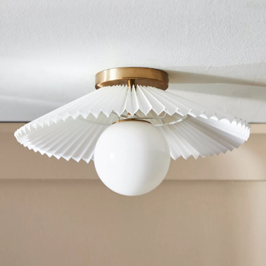Потолочный светильник с белым абажуром Harriet от Louvre home  - 