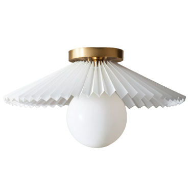 Потолочный светильник с белым абажуром Harriet от Louvre home  - 