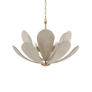 Люстра с бежевым абажуром Flack от Louvre home