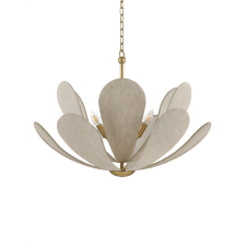 Люстра с бежевым абажуром Flack от Louvre home