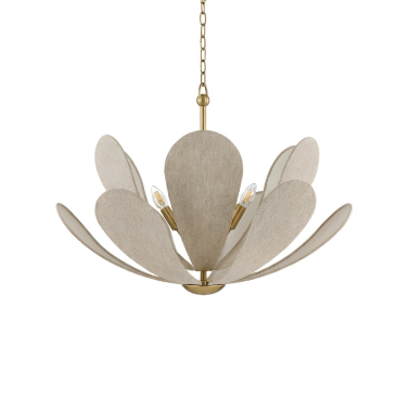 Люстра с бежевым абажуром Flack от Louvre home - 