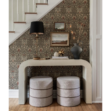 Настольная лампа с черным абажуром Grant от Louvre home  - 