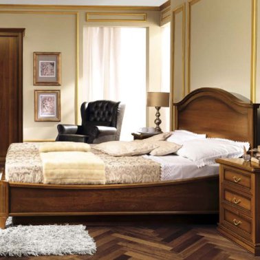 Кровать без изножья (160х200) Camelgroup Nostalgia noce 085LET.09NO - 