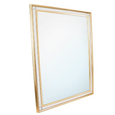 Стильное зеркало в золотой раме Taker от Louvre home - 