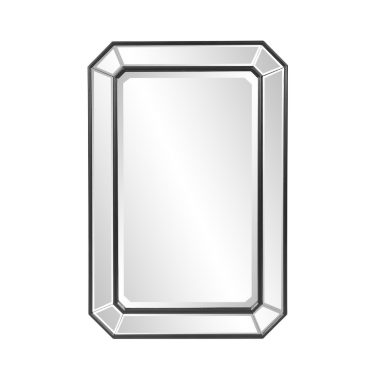 Зеркало в черной раме Louvre home Lennoks  - 