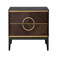 Тумбочка прикроватная темный шпон GD 