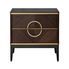 Тумбочка прикроватная темный шпон GD 