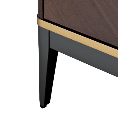 Тумбочка прикроватная темный шпон GD  - 