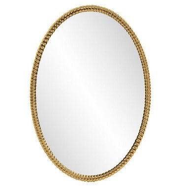 Овальное зеркало в золотой раме Janet от Louvre home - 