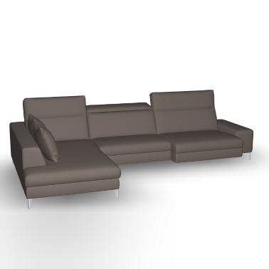 Большой угловой диван премиум класса ROM Fontane L350 - 