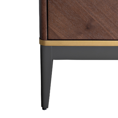 Тумба под ТВ темный шпон GD -