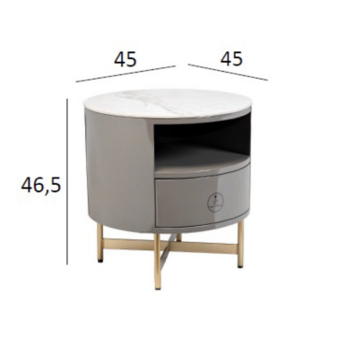 Тумба прикроватная с ящиком GD - 