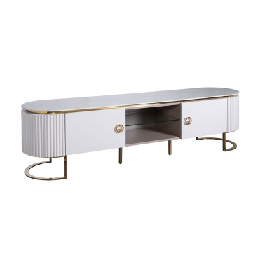 Тумба под телевизор с мраморной столешницей Luchiano Garda Decor - 