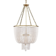 Люстра белая с золотом Bouvier Louvre home JJ10656-4D