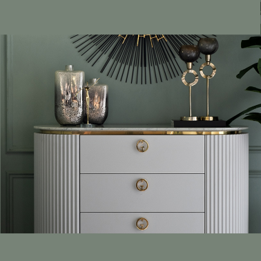 Комод с мраморной столешницей Luchiano Garda Decor - 