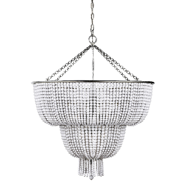 Большая серебряная люстра Bouvier Louvre home JJ10655-13DB - 
