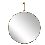 Зеркало на подвесе в золотой раме Garda Decor 79MAL-9206-100G