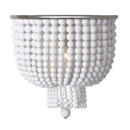 Серебряный настенный светильник Bouvier Louvre home JJ10986-1WB