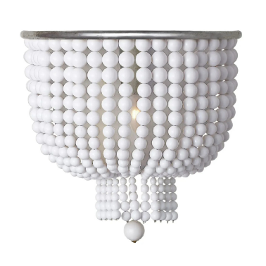 Серебряный настенный светильник Bouvier Louvre home JJ10986-1WB - 