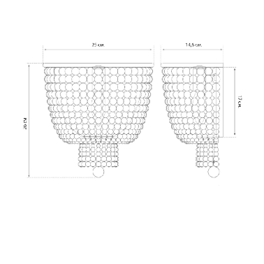 Золотой настенный светильник Bouvier Louvre home JJ10655-1WA - 