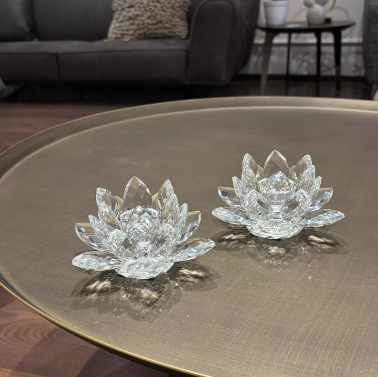 Подсвечник хрустальный "Лотос" от Garda Decor - 