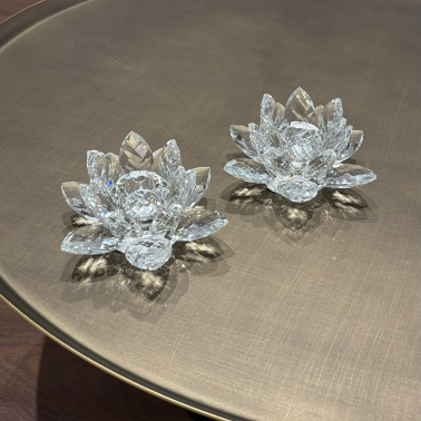 Подсвечник хрустальный "Лотос" от Garda Decor - 